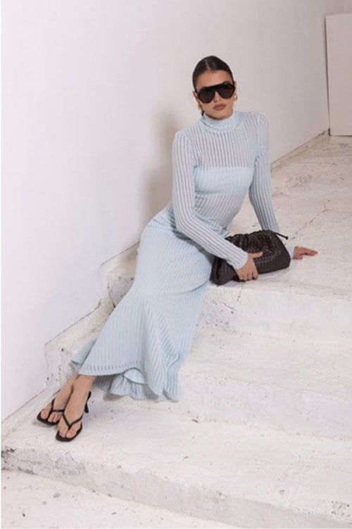 Astoria Powder Blue Sleek Maxi